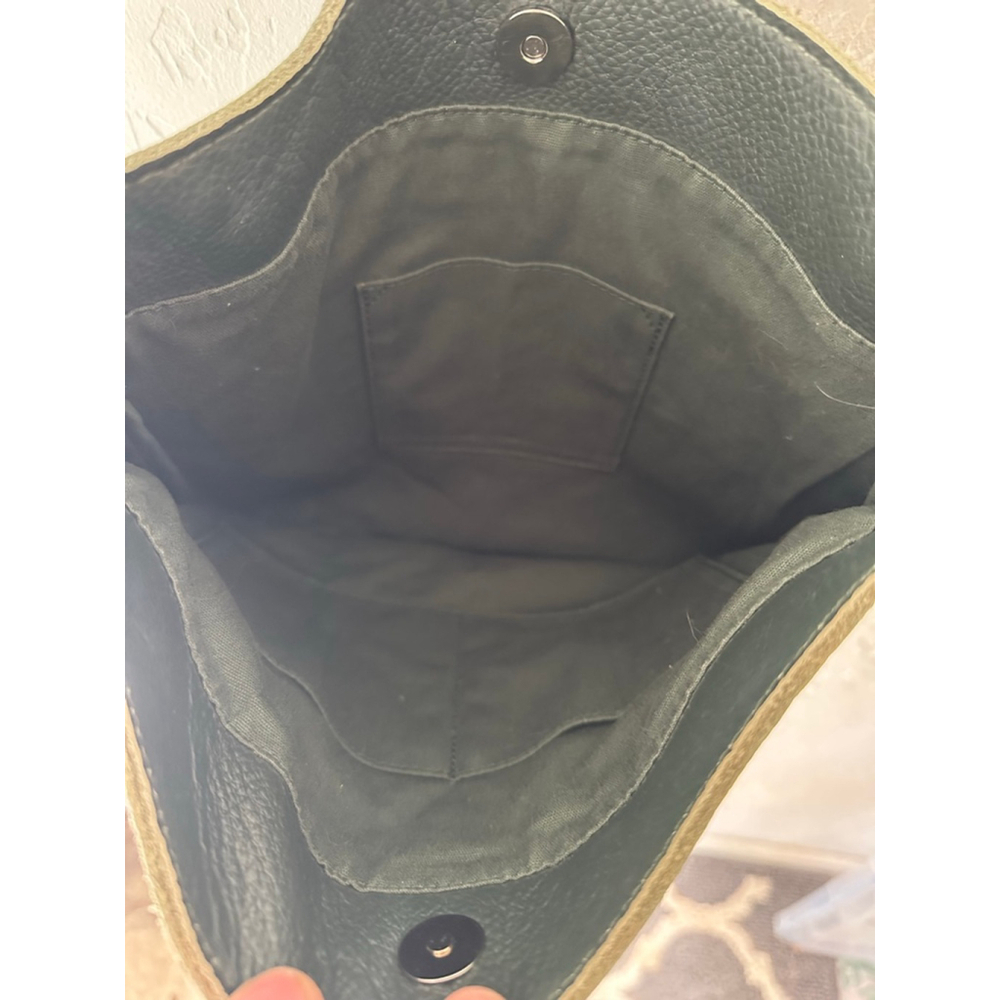 Never Used! M.I.L.A “Jackie” Forest Green Leather Crossbody Bag - Picture 5 of 9